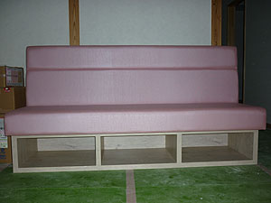 収納型ソファーの製作